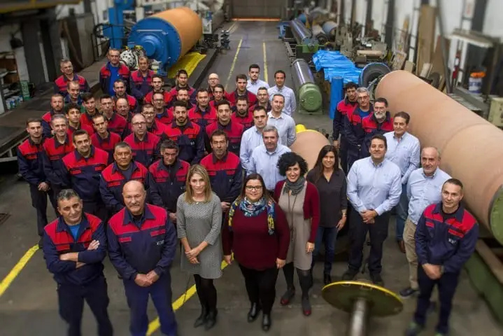 Recubrimiento rodillos industria textil